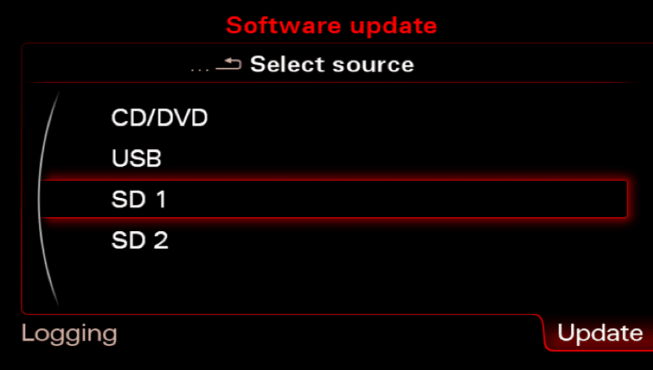 MMI 3G firmware update