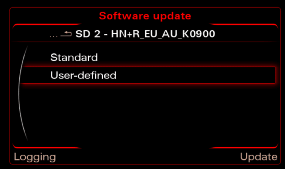 MMI 3G firmware update
