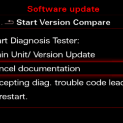Audi MIB2 MHI2_ER_AU57x_K3663 – firmware update with Apple CarPlay / Android Auto