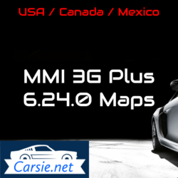 Audi MMI 3G Plus 6.24.0 8R0060884JE – Latest maps for USA / CANADA / MEXICO